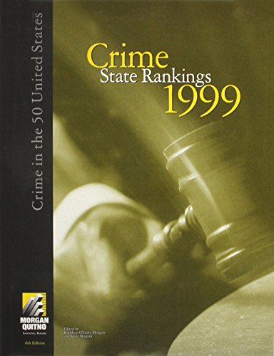 Imagen de archivo de Crime State Rankings 1999 a la venta por Better World Books Ltd