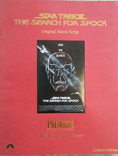 Stock image for Star Trek III The Search for Spock Original Movie Script Collector's Edition for sale by HPB-Ruby