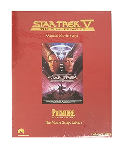 Star Trek V The Final Frontier Collector's Edition Original Movie Script