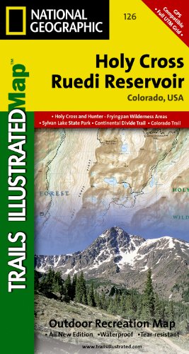 Holy Cross/Reudi Reservoir Trails Illustrated Map #126 (9781566951852) by National Geographic Maps