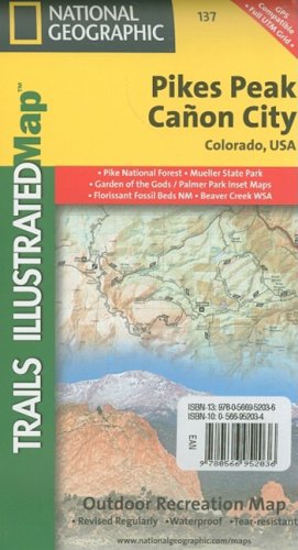 Pikes Peak Canon City: Colorado, USA (National Geographic Maps: Trails Illustrated) (9781566952033) by National Geographic