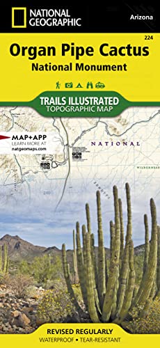 

Organ Pipe Cactus National Monument Map (National Geographic Trails Illustrated Map, 224)