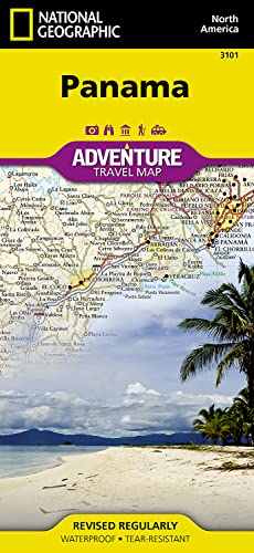 Panama Map (National Geographic Adventure Map, 3101) (9781566952606) by National Geographic Maps