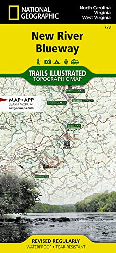 9781566952637: New River Blueway Map (National Geographic Trails Illustrated Map, 773)