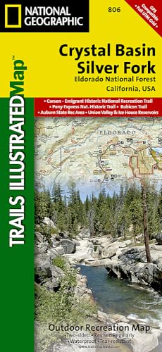 Beispielbild fr Crystal Basin, Silver Fork Map [Eldorado National Forest] (National Geographic Trails Illustrated Map, 806) zum Verkauf von BooksRun