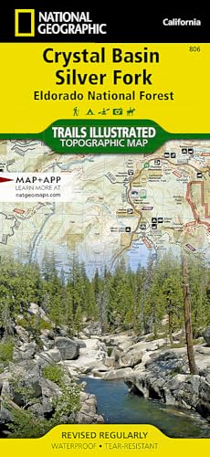 

Crystal Basin, Silver Fork Map [Eldorado National Forest] (National Geographic Trails Illustrated Map, 806)