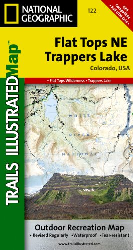 Flat Tops NE, Trappers Lake (National Geographic Trails Illustrated Map) (9781566952781) by National Geographic Maps