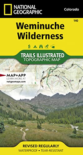 Stock image for Weminuche Wilderness (National Geographic Trails Illustrated Map, 140) for sale by BooksRun