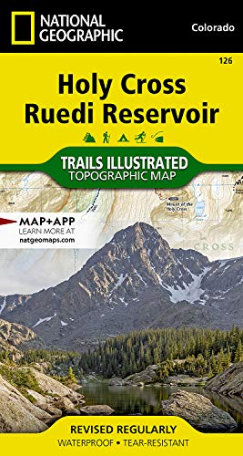 9781566952927: Holy Cross, Ruedi Reservoir Map (National Geographic Trails Illustrated Map, 126)