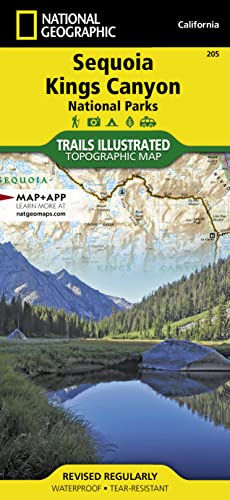 Stock image for Sequoia and Kings Canyon National Parks (National Geographic Trails Illustrated Map) for sale by HPB-Ruby