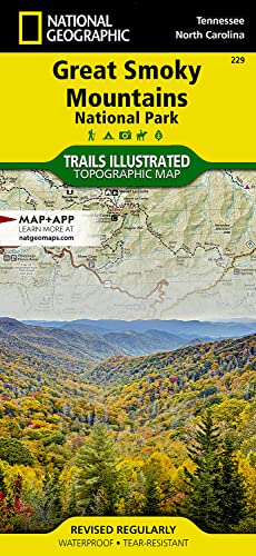 Stock image for Great Smoky Mountains National Park (National Geographic Trails Illustrated Map) for sale by HPB-Ruby