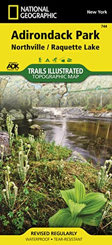 Stock image for Northville, Raquette Lake: Adirondack Park Map (National Geographic Trails Illustrated Map, 744) for sale by Your Online Bookstore