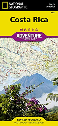 9781566953146: Costa Rica (National Geographic Adventure Map)