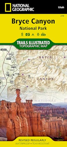 Stock image for Bryce Canyon National Park Map (National Geographic Trails Illustrated Map, 219) for sale by BooksRun