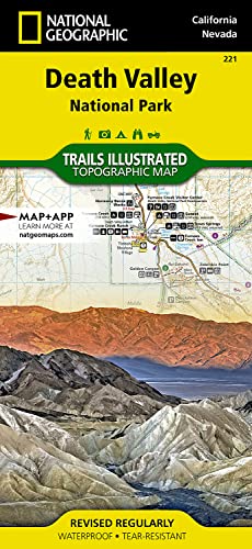 Stock image for Death Valley National Park (National Geographic Trails Illustrated Map, 221) for sale by HPB-Emerald