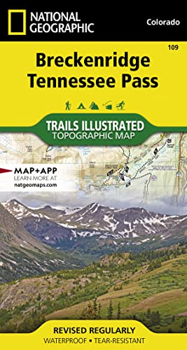 Stock image for Breckenridge, Tennessee Pass (National Geographic Trails Illustrated Map, 109) for sale by Ergodebooks