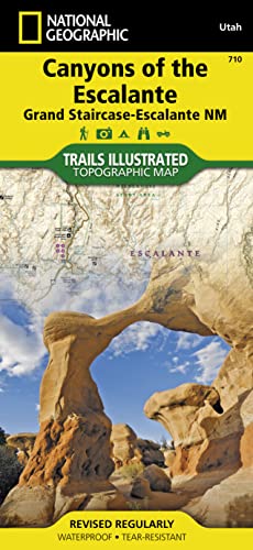 Beispielbild fr Canyons of the Escalante Map [Grand Staircase-Escalante National Monument] (National Geographic Trails Illustrated Map, 710) zum Verkauf von BooksRun