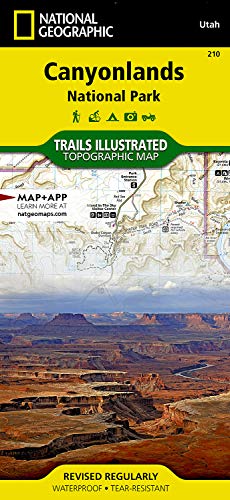 National Geographic Trails Illustrated Map, 210 Canyonlands UT