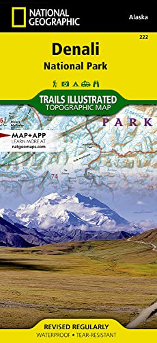 9781566953283: Denali National Park and Preserve Map (National Geographic Trails Illustrated Map, 222)