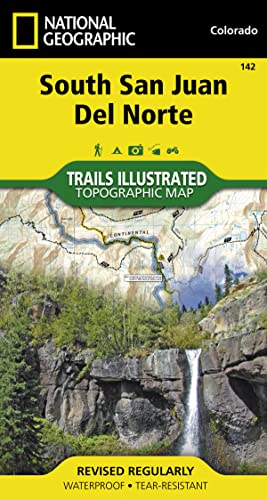 Stock image for South San Juan & Del Norte, Colorado - Trails Illustrated Map #142 (Ti - Other Rec. Areas) for sale by Ergodebooks