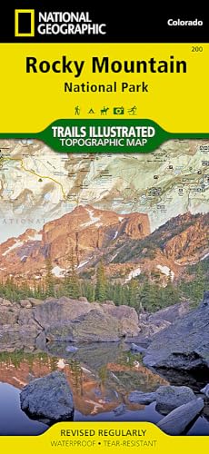 9781566953429: Rocky Mountain National Park (National Geographic Trails Illustrated Map)