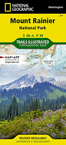 Beispielbild fr Mount Rainier National Park (National Geographic Trails Illustrated Map (217)) zum Verkauf von Lakeside Books