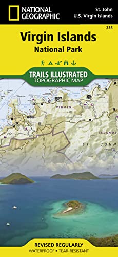 9781566953467: Virgin Islands National Park Map (National Geographic Trails Illustrated Map, 236)