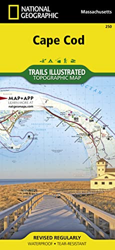 Cape Cod Map (National Geographic Trails Illustrated Map, 250) (9781566953559) by National Geographic Maps
