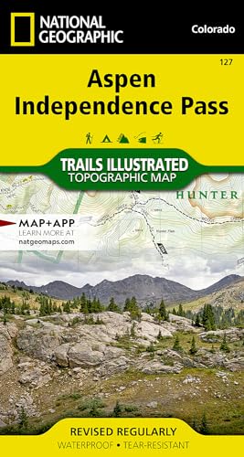 Stock image for Aspen, Independence Pass (National Geographic Trails Illustrated Map, 127) for sale by BooksRun