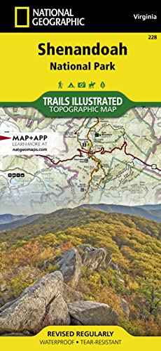 Stock image for Shenandoah National Park (National Geographic Trails Illustrated Map, 228) for sale by BooksRun