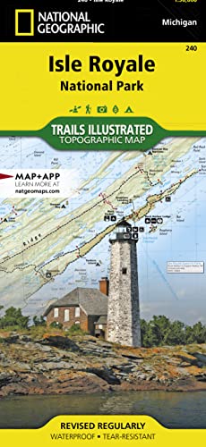 Beispielbild fr Isle Royale National Park (National Geographic Trails Illustrated Map) zum Verkauf von Lakeside Books