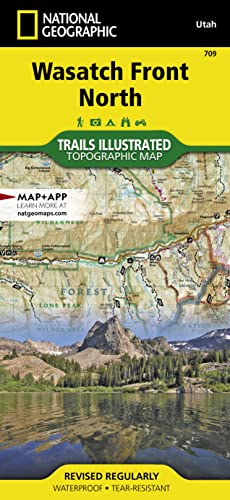 Stock image for Wasatch Front North (Trails Illustrated Map #709) (Ti - Other Rec. Areas) for sale by Ergodebooks