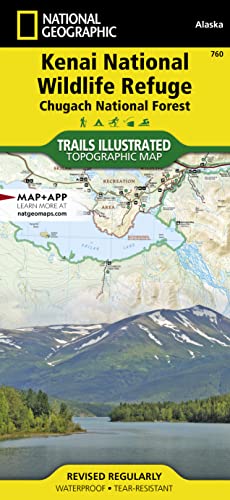 Kenai / Chugach National Forest: National Geographic Trails Illustrated Alaska: Trails Illustrated Other Rec. Areas (National Geographic Trails Illustrated Map, Band 760) - National Geographic Maps - Trails Illust