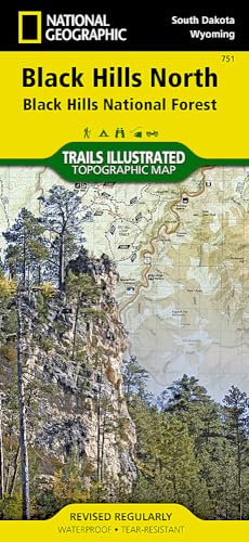 9781566953795: Black Hills North Map [Black Hills National Forest] (National Geographic Trails Illustrated Map, 751)