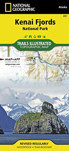 9781566953856: Kenai Fjords National Park Map (National Geographic Trails Illustrated Map, 231)