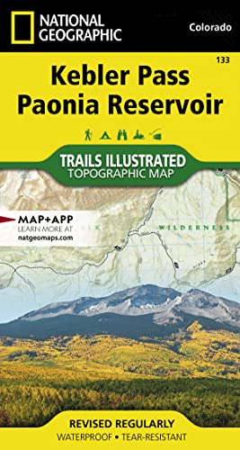 

Kebler Pass, Paonia Reservoir Map (National Geographic Trails Illustrated Map, 133)