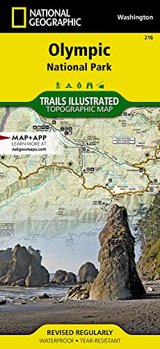 Olympic National Park (Folded) - National Geographic Maps - Trails Illust