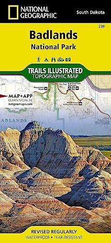 Stock image for Badlands National Park: South Dakota, USA Outdoor Recreation Map (National Geographic Maps: Trails I for sale by Lakeside Books