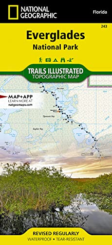 Everglades National Park Map (National Geographic Trails Illustrated Map, 243) (9781566954099) by National Geographic Maps