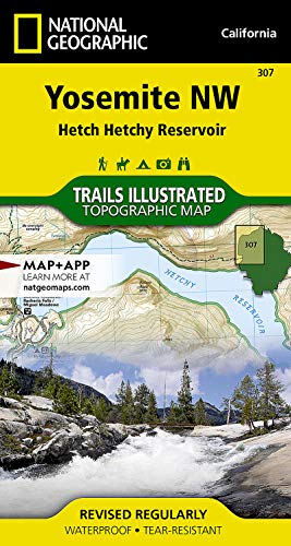 Beispielbild fr National Geographic Trails Illustrated Map Yosemite NW, Hetch Hetchy Reservoir: California, USA zum Verkauf von Revaluation Books