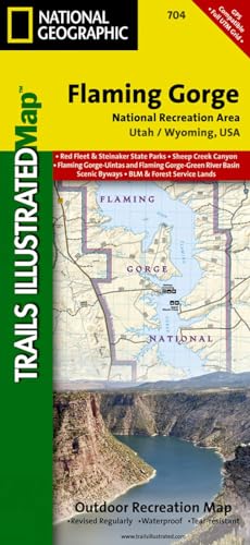 9781566954143: Flaming Gorge National Recreation Area Map (National Geographic Trails Illustrated Map, 704)