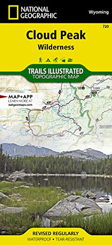 Cloud Peak Wilderness (National Geographic Trails Illustrated Map (720))