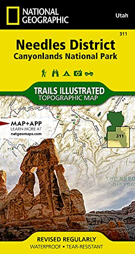 Beispielbild fr Needles District: Canyonlands National Park Map (National Geographic Trails Illustrated Map, 311) zum Verkauf von BooksRun