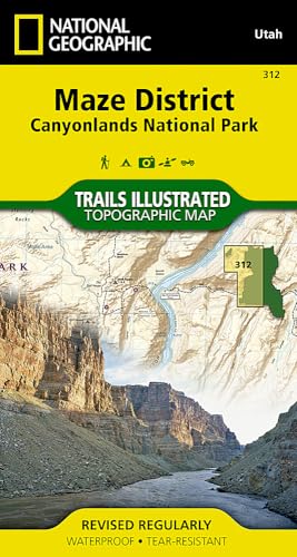 Stock image for National Geographic Trails Illustrated Maze District Canyonlands National Park: Utah for sale by Revaluation Books