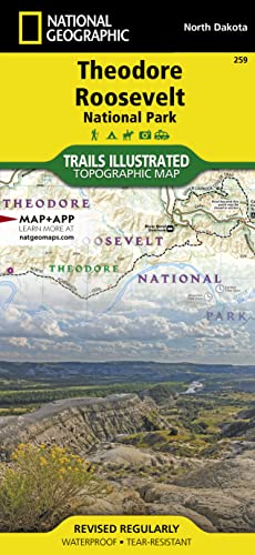 Theodore Roosevelt National Park Map (National Geographic Trails Illustrated Map, 259) (9781566954648) by National Geographic Maps