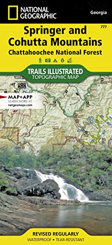 9781566954662: Springer & Cohutta Mountains, Chattahoochee National Forest: Trails Illustrated Other Rec. Areas (National Geographic Trails Illustrated Map) [Idioma Ingls]: 777