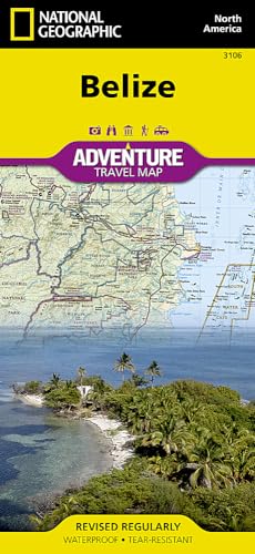 Stock image for Belize (National Geographic Adventure Map) for sale by Lakeside Books
