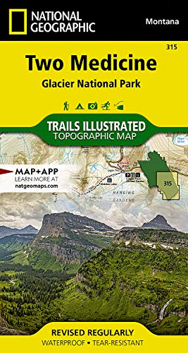 Beispielbild fr Two Medicine - Glacier National Park Trails Illustrated Map # 315 (National Geographic Maps: Trails Illustrated) zum Verkauf von BooksRun
