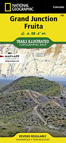 Grand Junction, Fruita Map (National Geographic Trails Illustrated Map, 502) (9781566954884) by National Geographic Maps