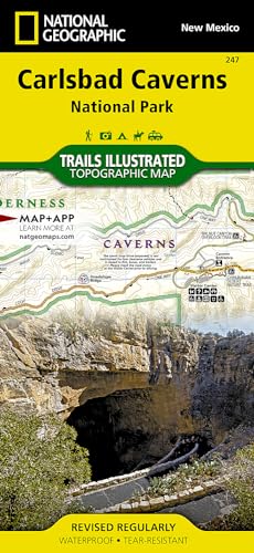 9781566954891: National Geographic Trails Illustrated Map Carlsbad Caverns National Park New Mexico, USA